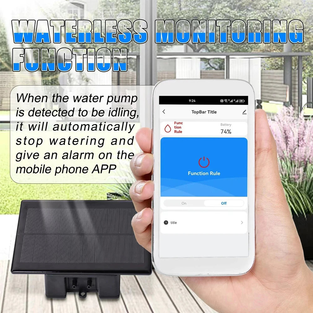 Tuya WiFi Solar Irrigation Timer Kit