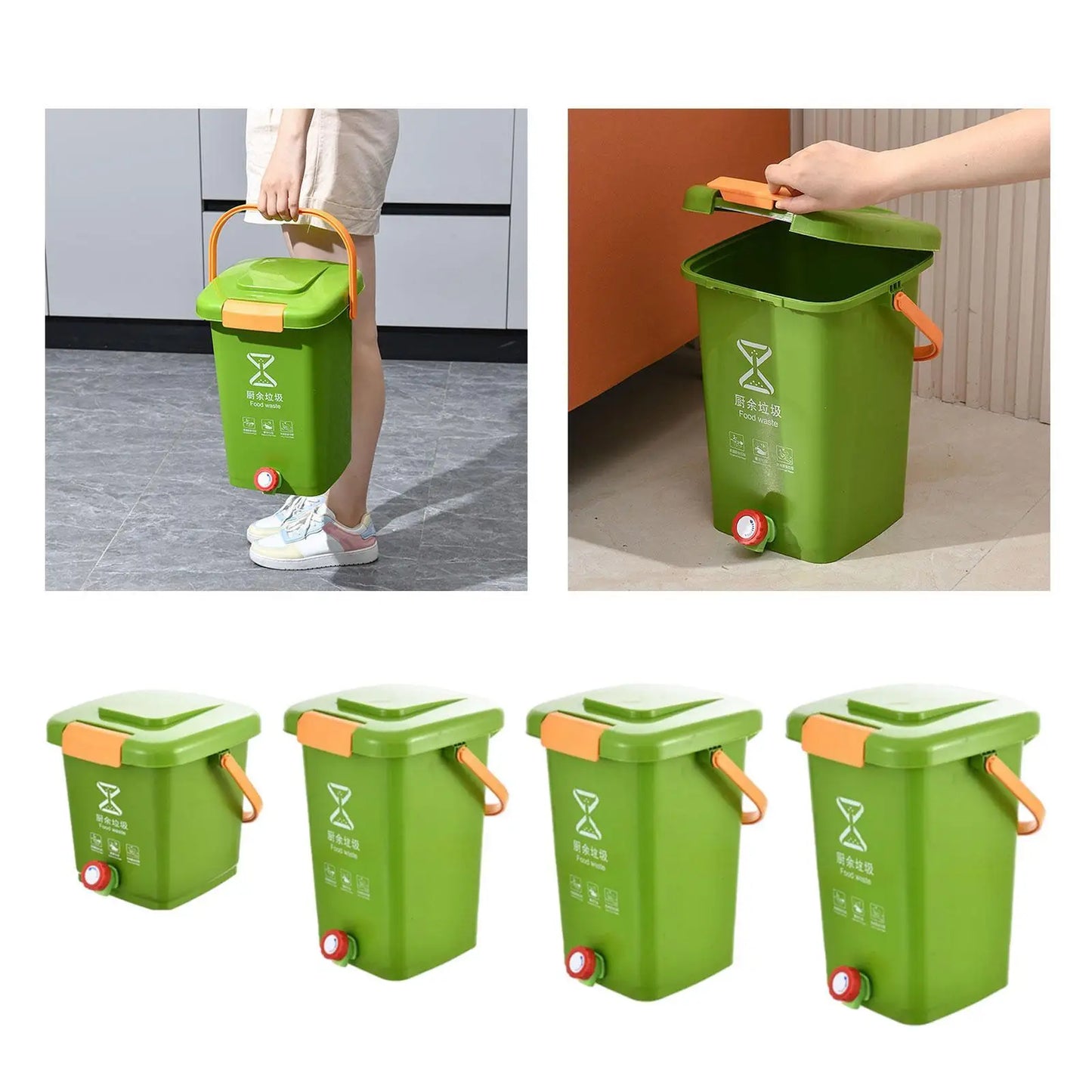Kitchen Compost Waste Bin