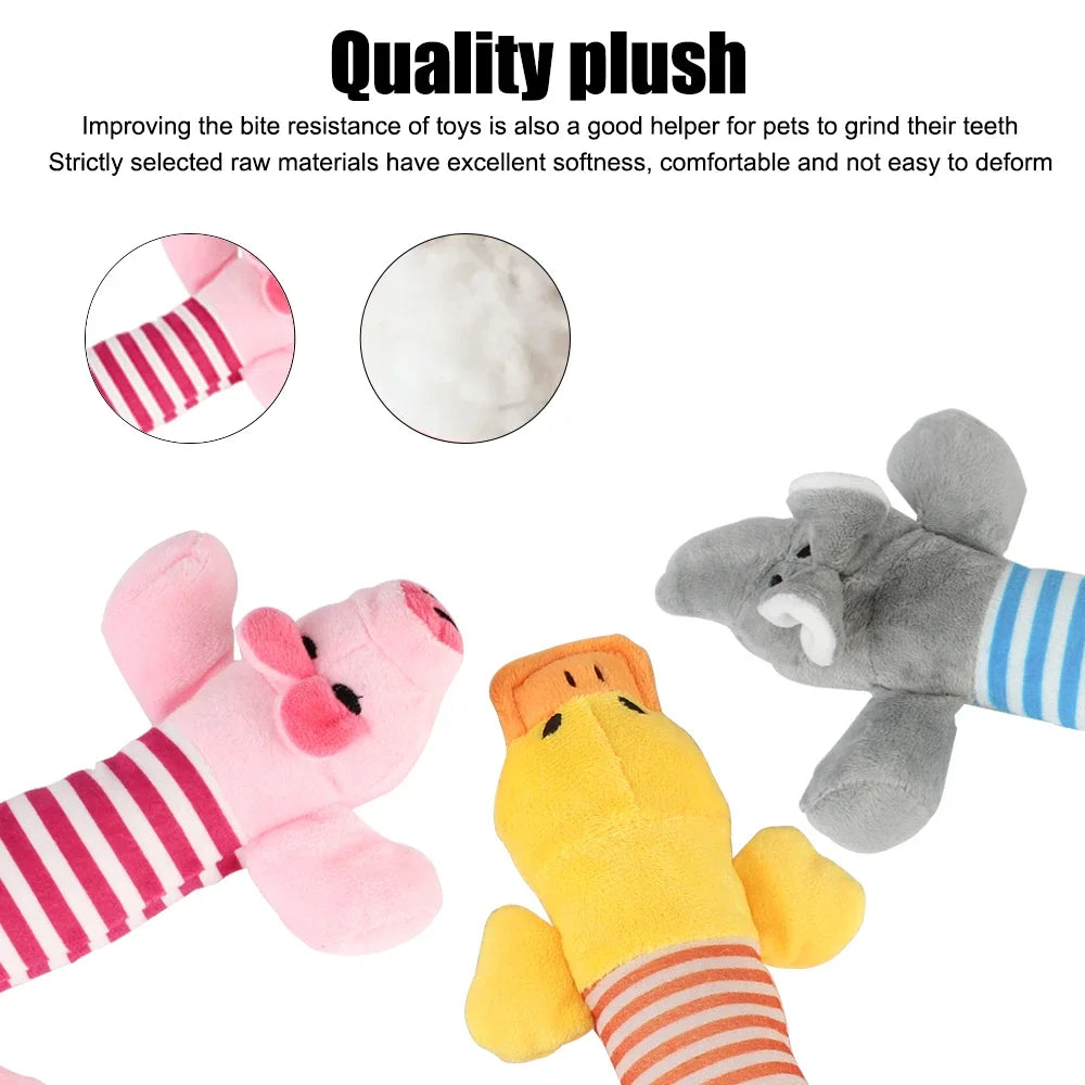Squeaky Plush Dog Toy