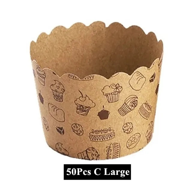 Kraft Paper Baking Cups for Cupcakes