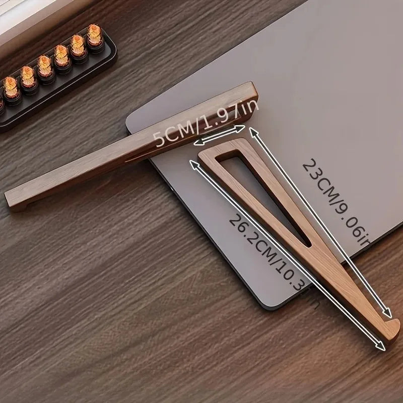 Foldable Wooden Laptop Stand