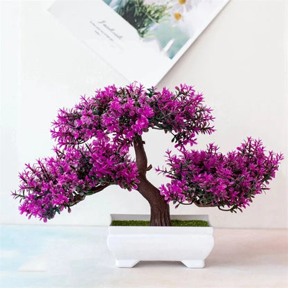 Artificial Bonsai Tree in Decorative Pot