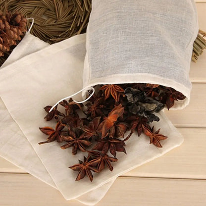 Reusable Cotton Food Filter Bag