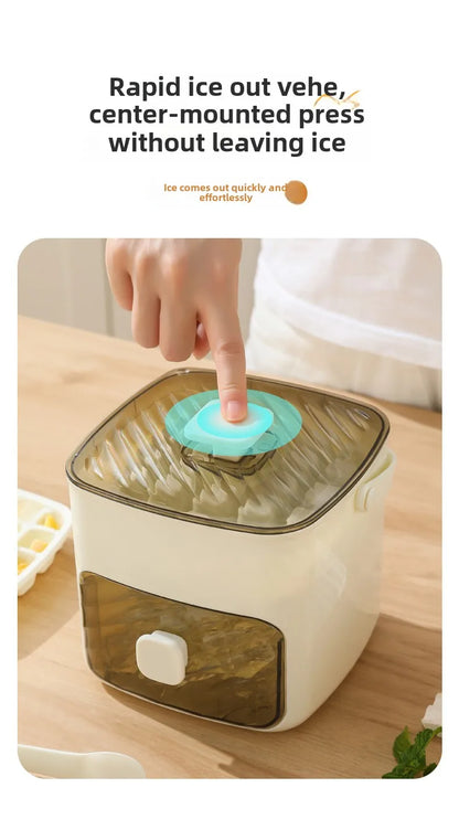 Double Layer Large Capacity Ice Cube Mold Maker Machine