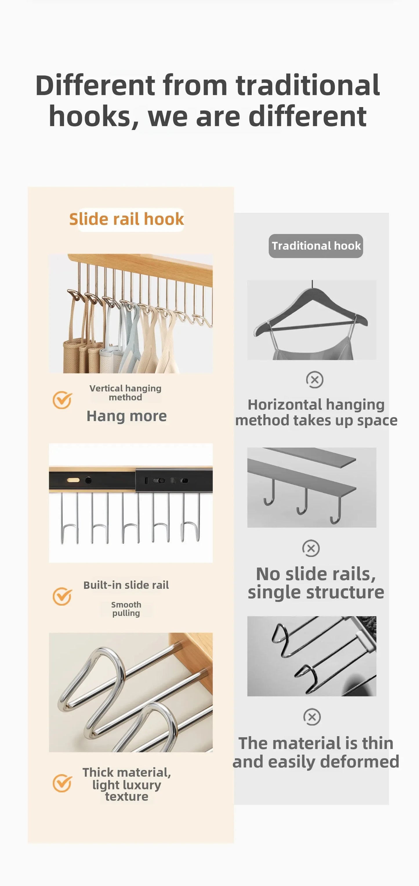 Retractable Wooden Wall Hanger