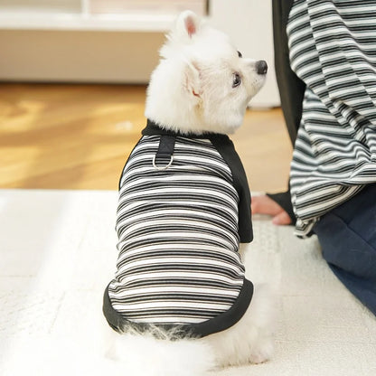 Striped Pet Pullover Shirt