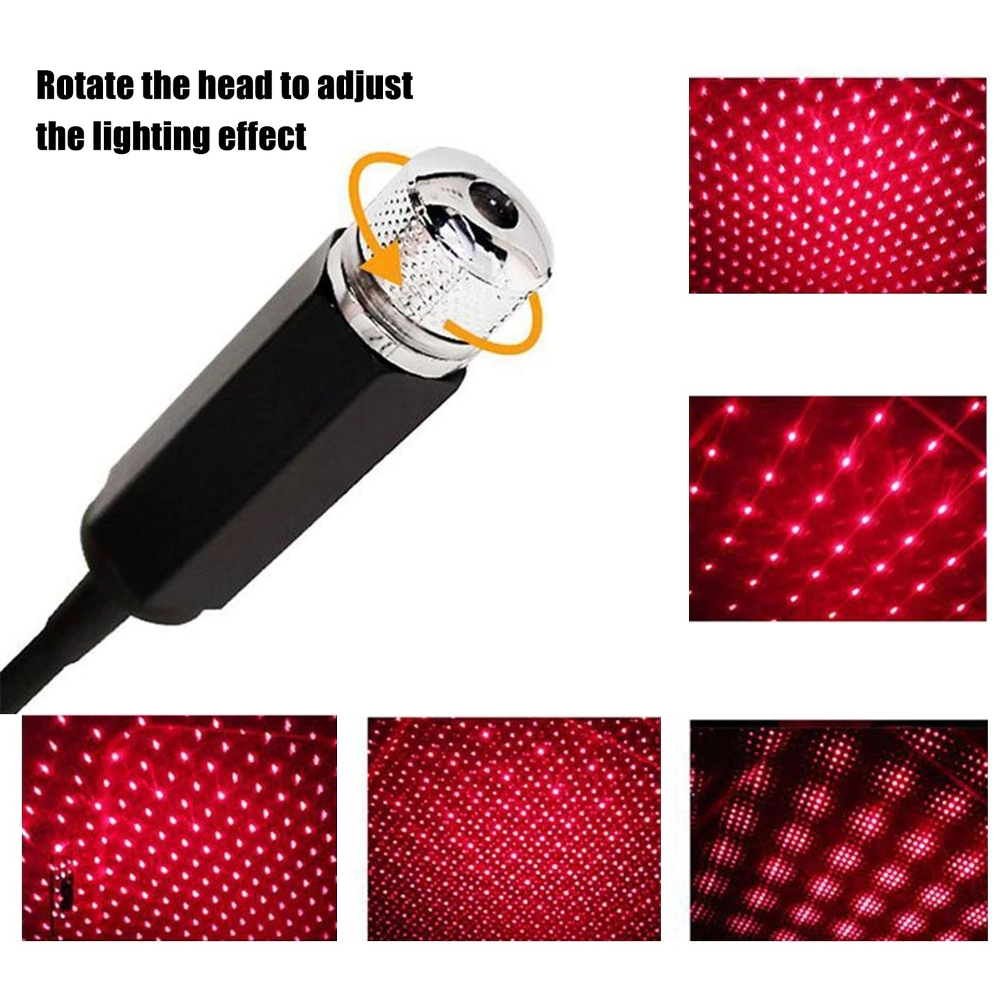 Romantic LED Car Roof Star Night Light