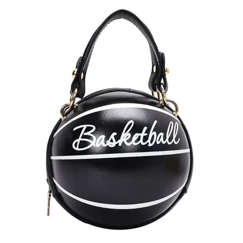 Basketball Round Crossbody Shoulder Bag