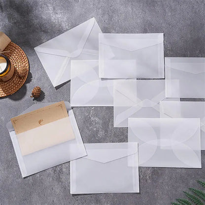 Semi-Transparent Vellum Paper Envelopes