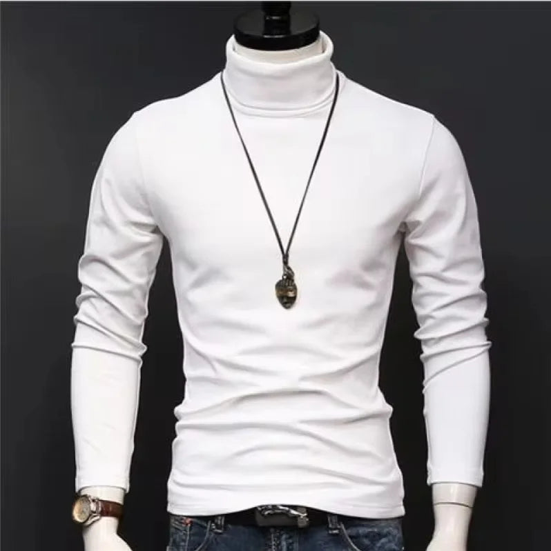 Men’s High-Neck Thermal Long Sleeve Shirt