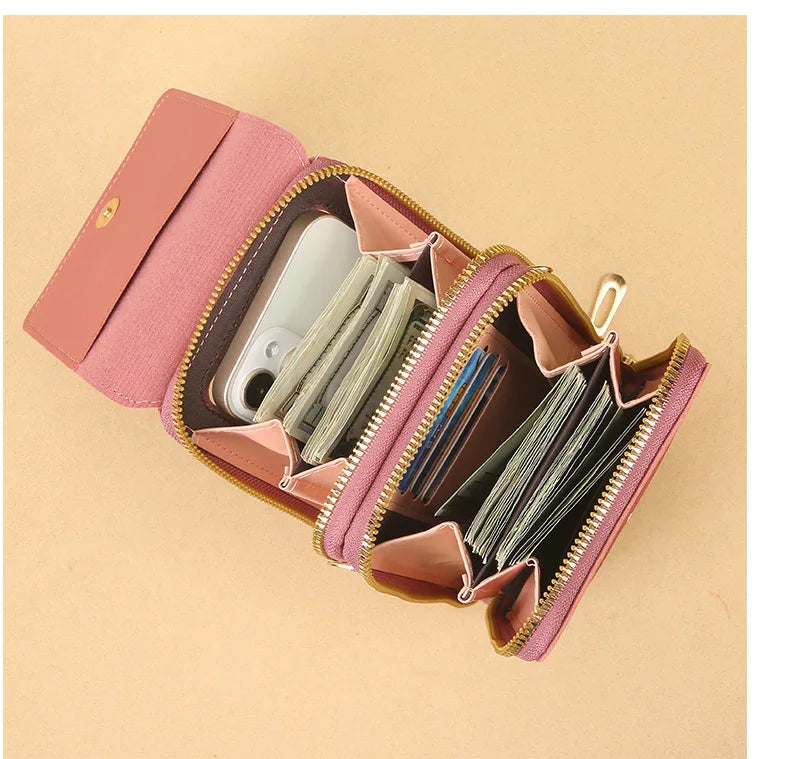 Touchscreen Phone Crossbody Wallet Bag