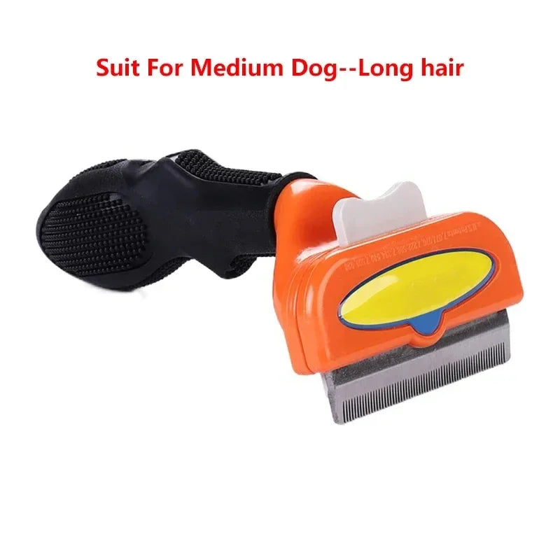 Pet Deshedding Grooming Comb for Cats & Dogs