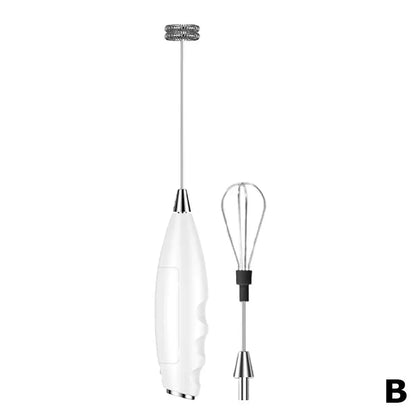 Wireless Handheld Electric Milk Frother & Mini Whisk