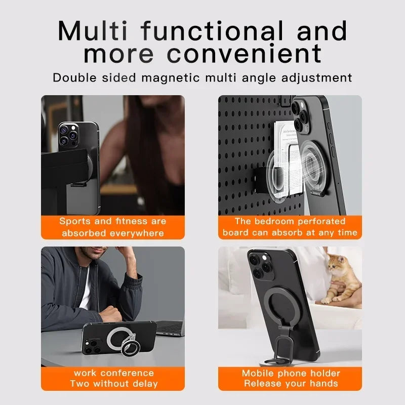 Double-Sided Magnetic Phone Ring Holder