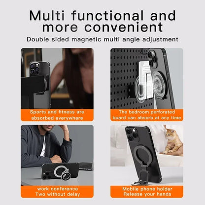 Double-Sided Magnetic Phone Ring Holder
