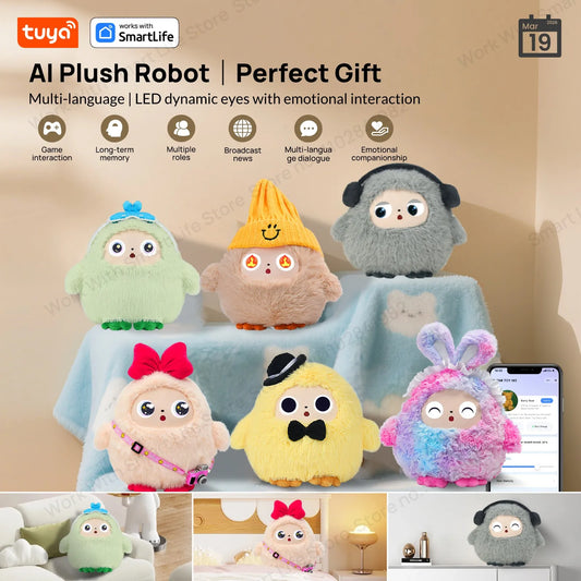 Tuya Smart AI Plush Robot Companion