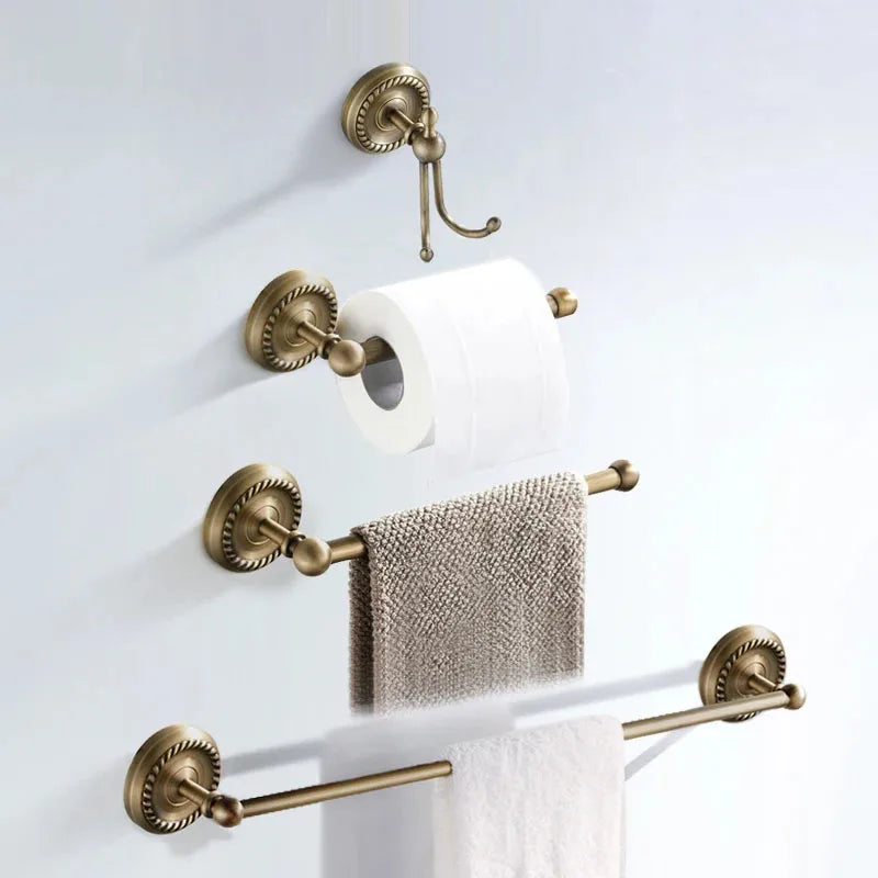 Solid Brass Bathroom Accessories Set