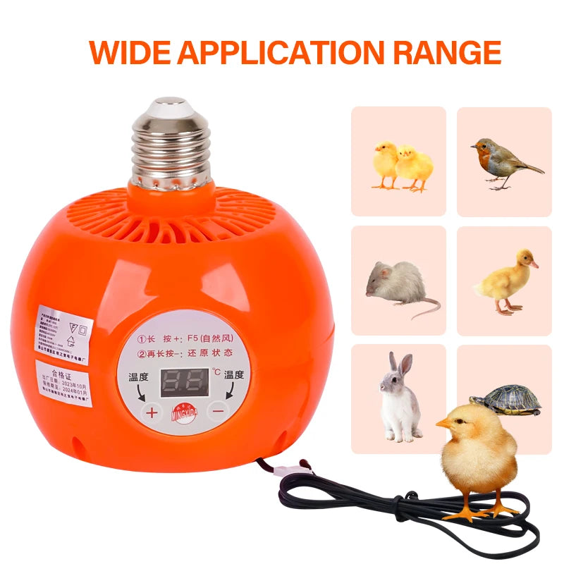 220V 150W Intelligent Poultry Heating Lamp with Thermostat