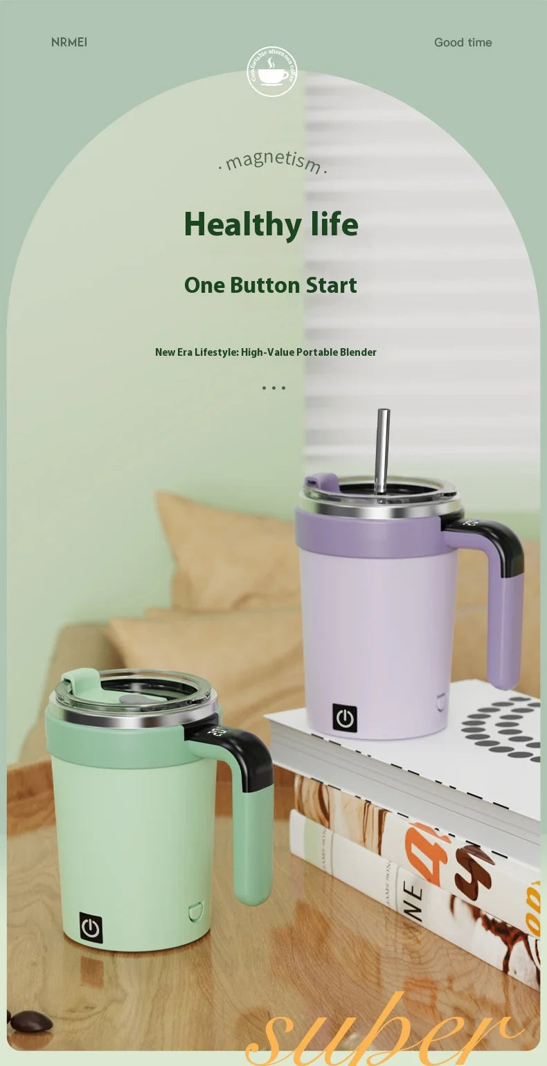 Smart Self-Stirring Temperature Mug