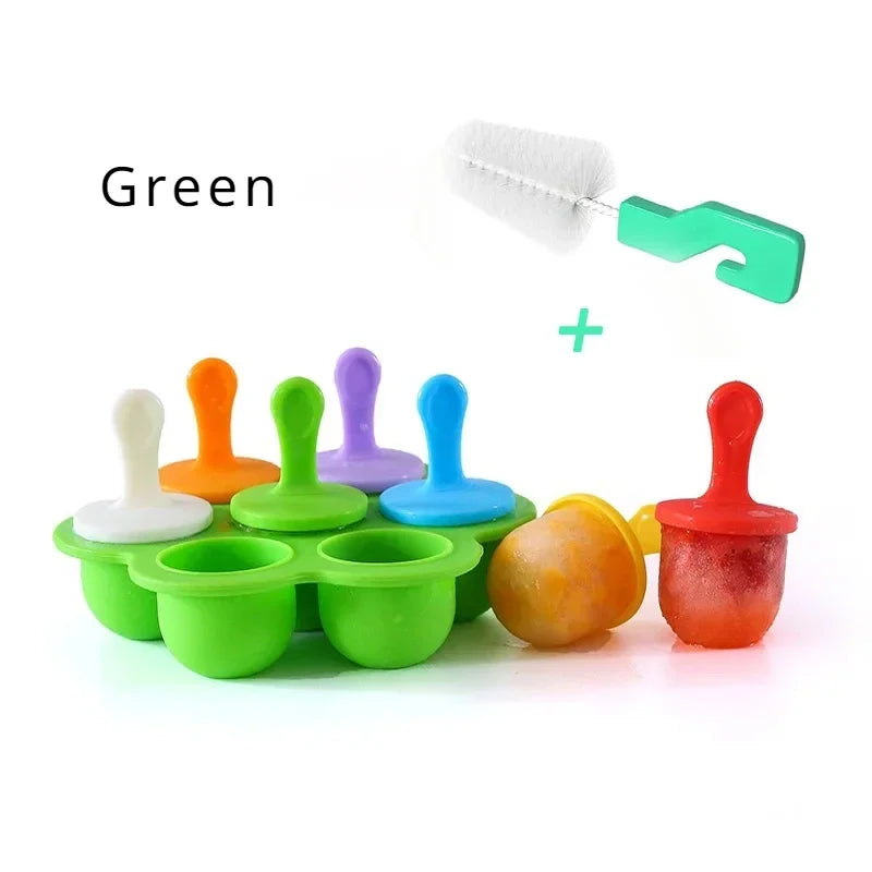 Mini Silicone Popsicle Mould Set