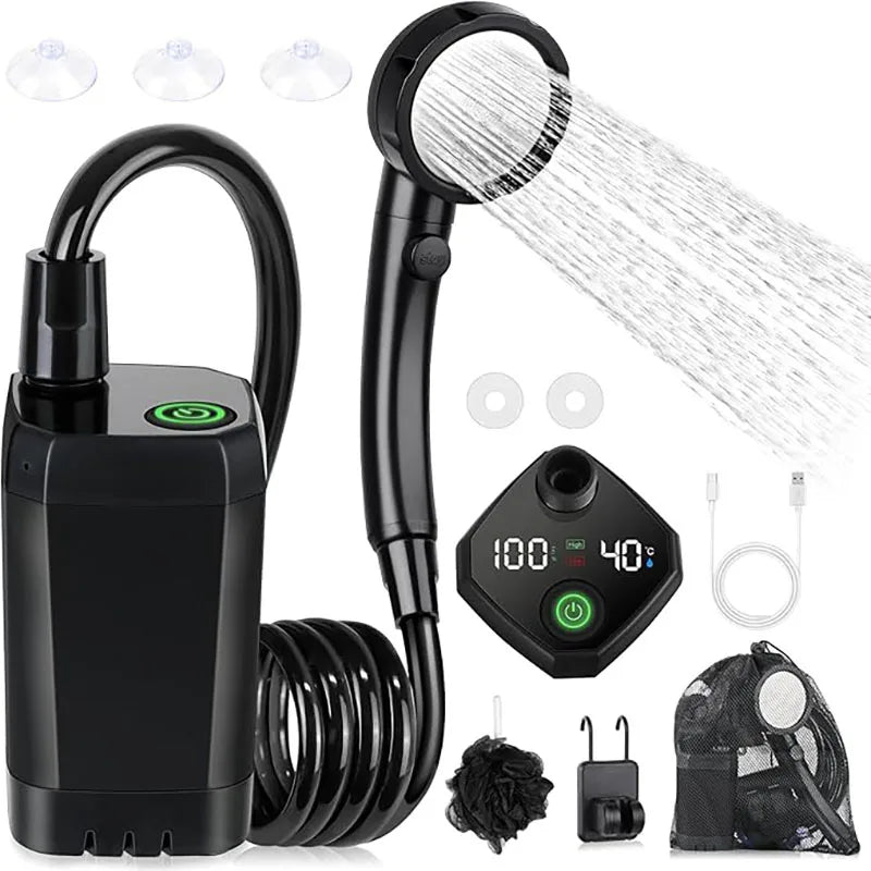 Rechargeable Portable Camping Shower