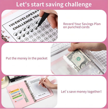 100 Envelope Savings Challenge Binder