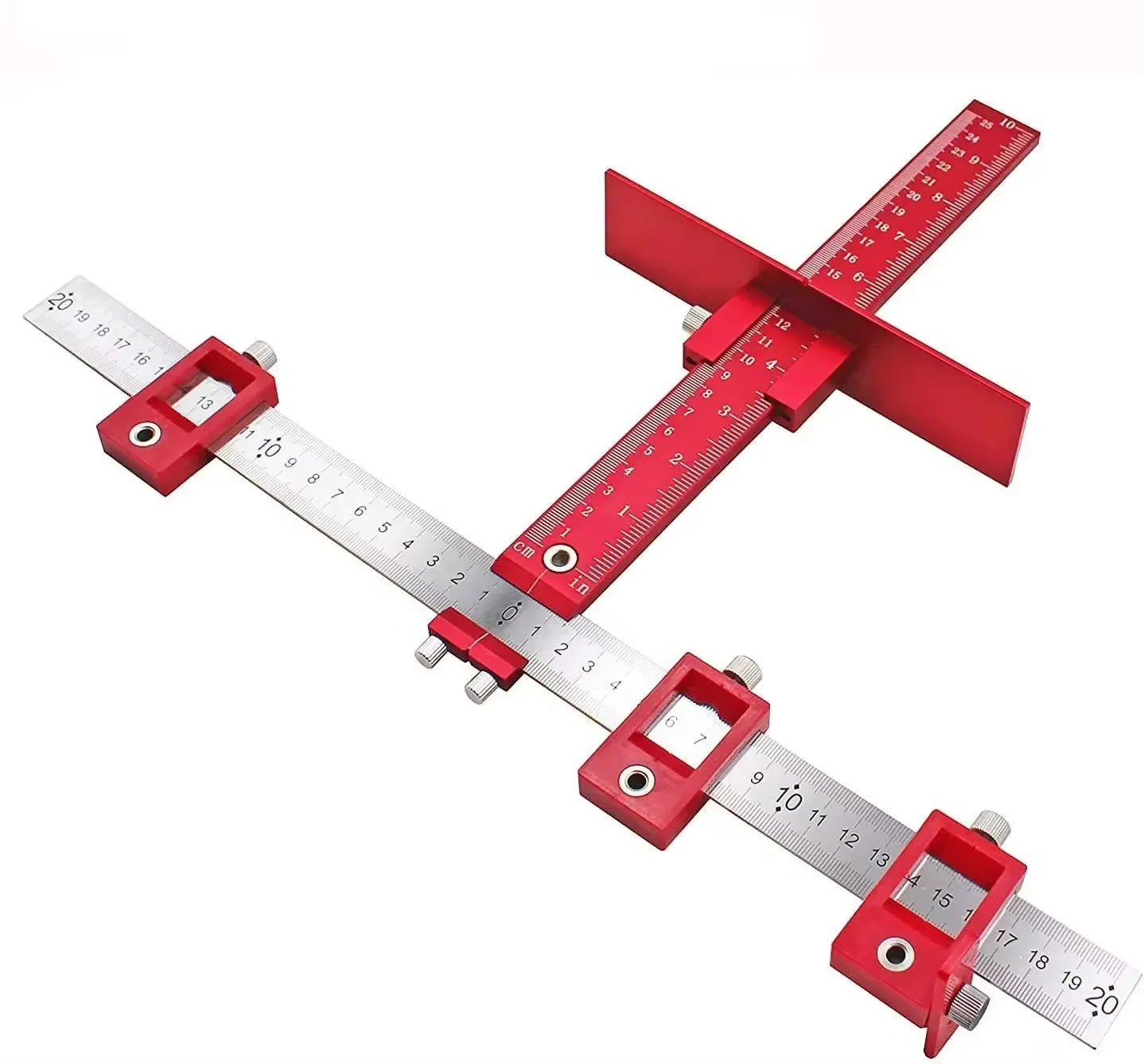 Adjustable Cabinet Hardware Installation Jig