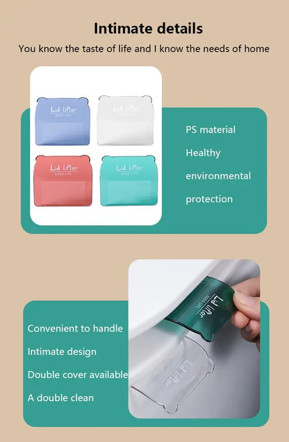 Hygienic Toilet Seat Lifting Device