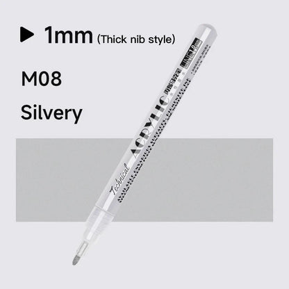 Metallic Acrylic Paint Marker Pens Set