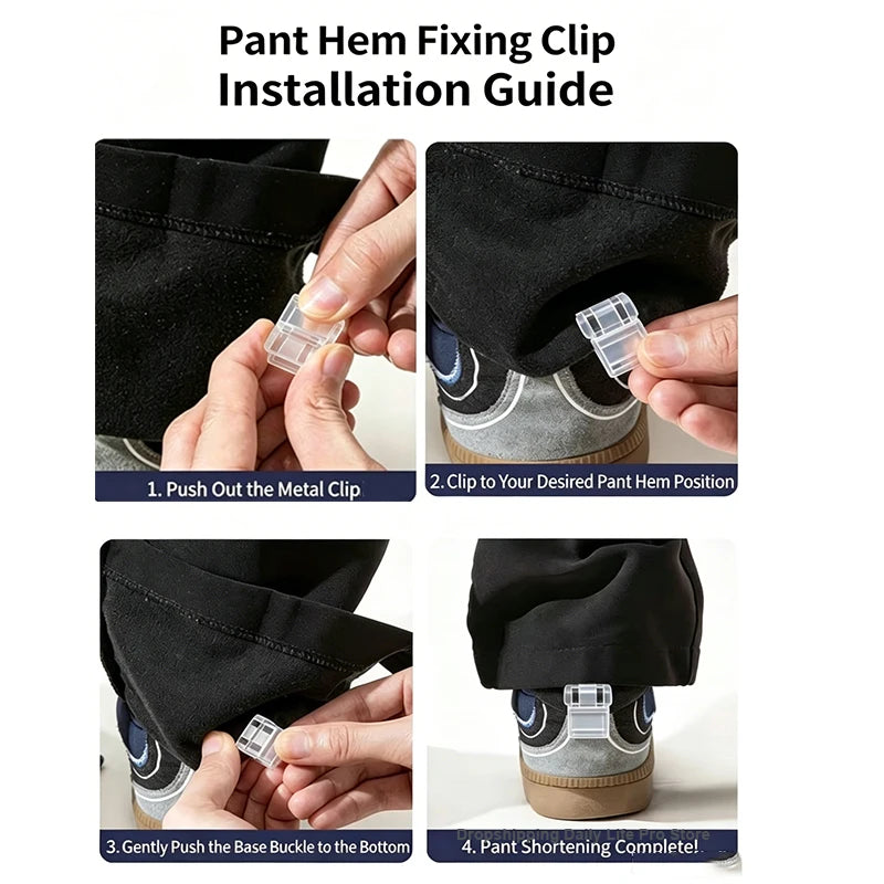 Invisible Pants Hem Shortening Clips