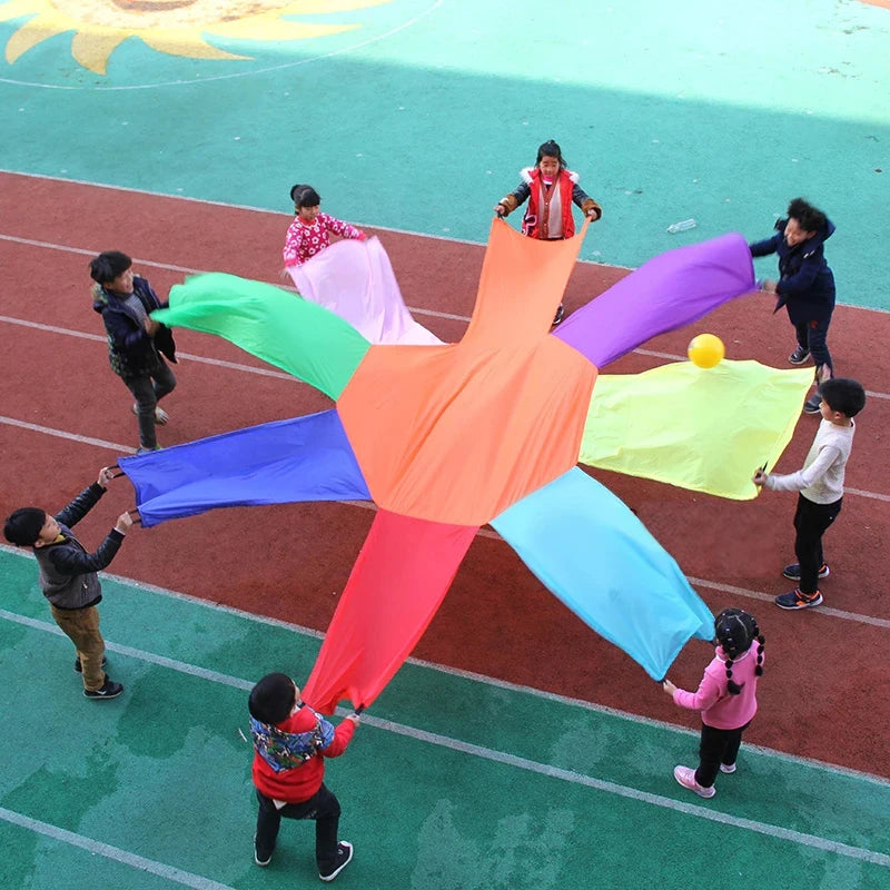 Outdoor Big Rainbow Parachute Toy