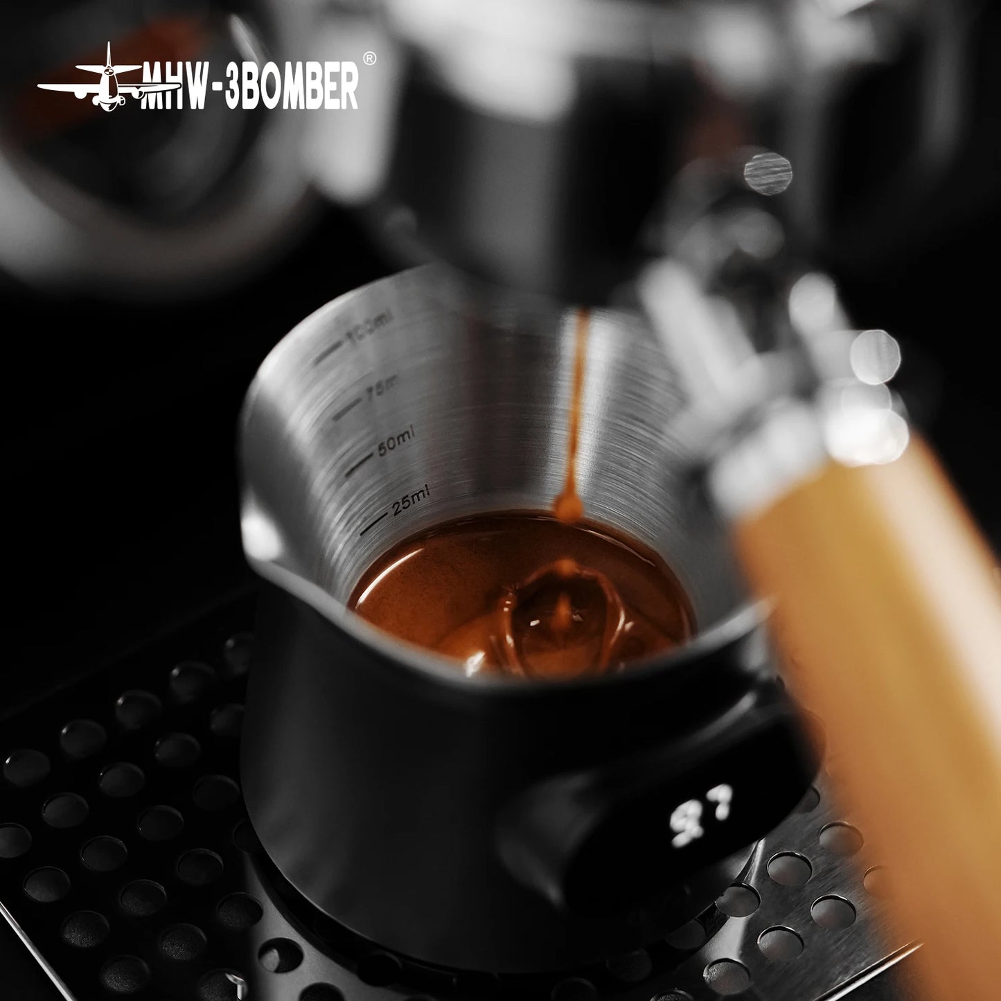 USB Rechargeable Coffee Scale with Stainless Steel Cup