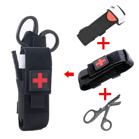 First Aid Kit Tourniquet Set Pouch Nursing Holder