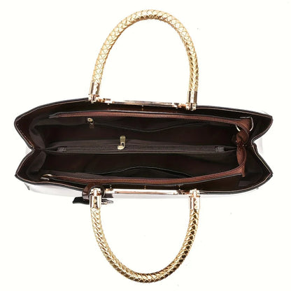 Patent Leather Evening Shoulder Bag