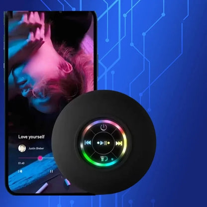 Mini Waterproof Bluetooth Speaker with Suction Cup