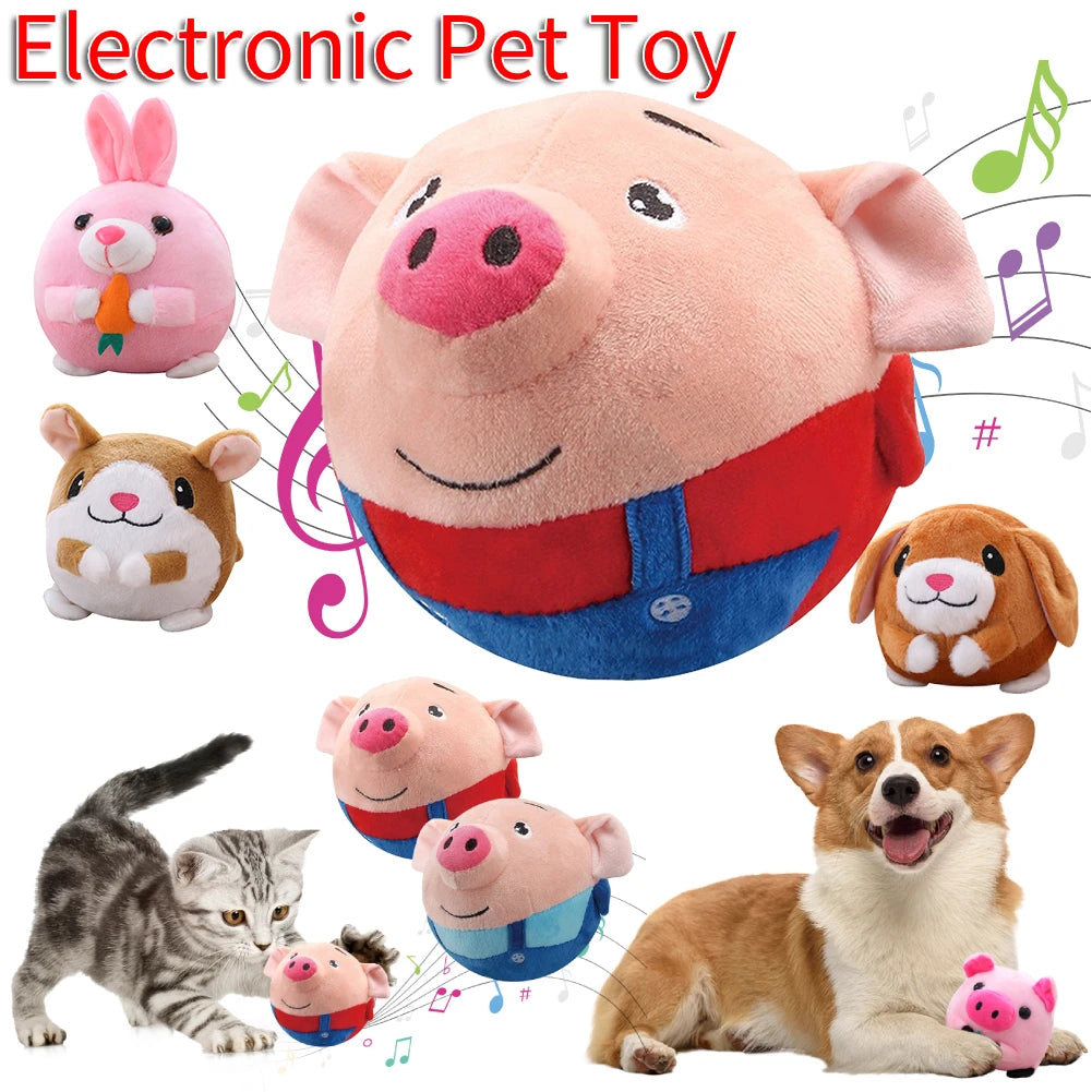 Interactive Moving Plush Dog Toy