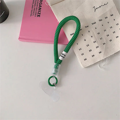 Stylish Braided Phone Lanyard Strap with Wrist Loop