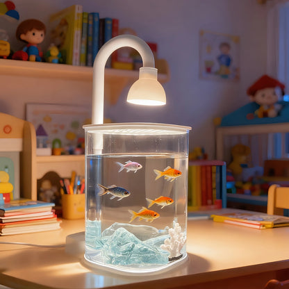 Mini Starter Fish Tank Kit with Light
