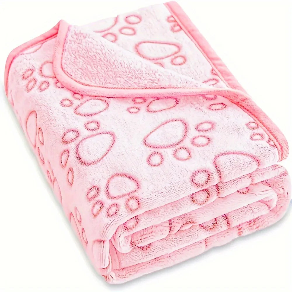 Soft Flannel Fleece Pet Blanket Mat