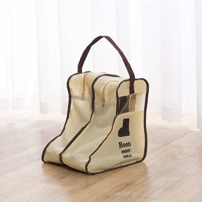 Long Boot & Shoe Storage Bag with Zipper