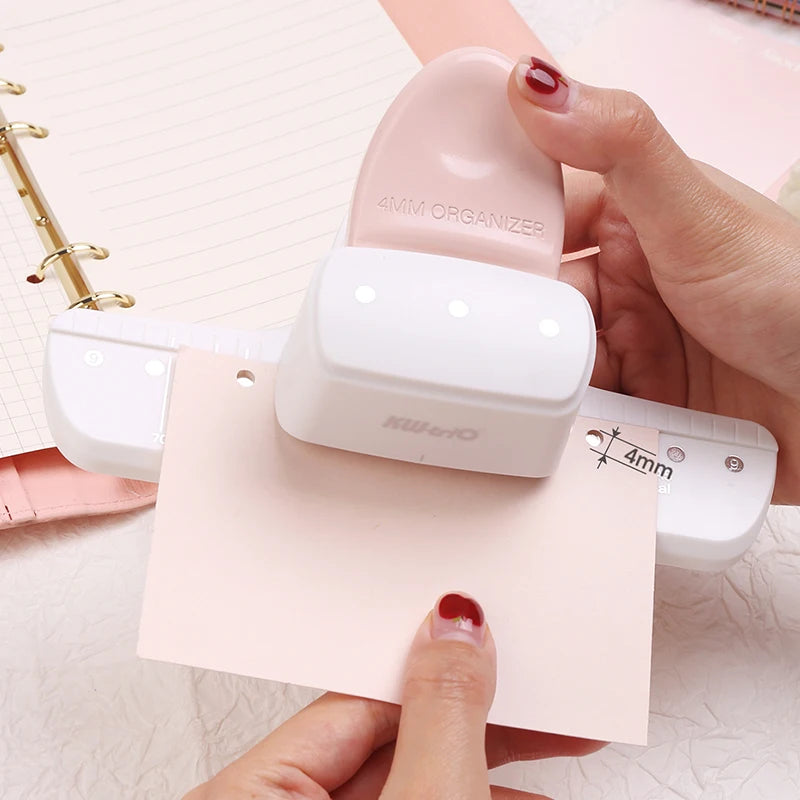 3-Hole Circular Paper Punch for DIY Planners & Notebooks