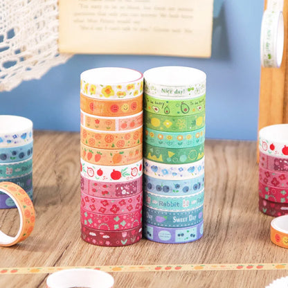 Decorative Masking Tape Rolls for Journaling, Crafts & Gift Wrapping