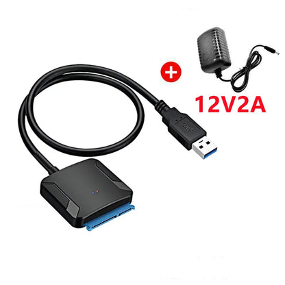 USB 3.0 to SATA Adapter Cable for 2.5" & 3.5" SSD/HDD