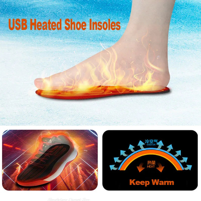 USB Heated Shoe Insoles