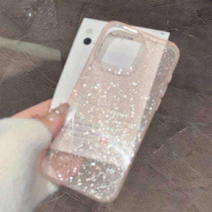 Glitter Clear iPhone Case