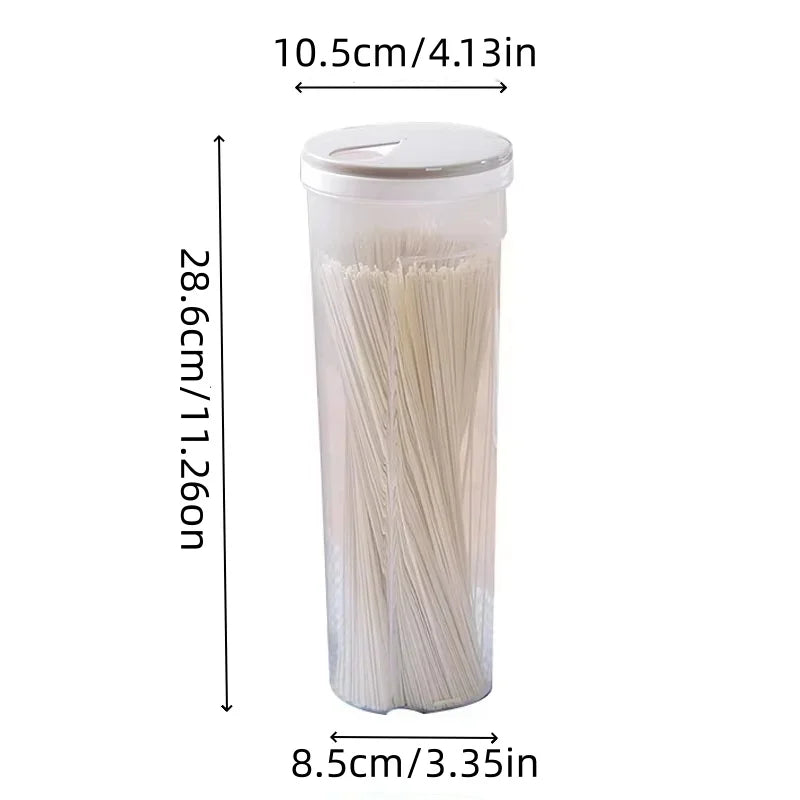 Airtight Pasta Storage Container with Divided Compartments