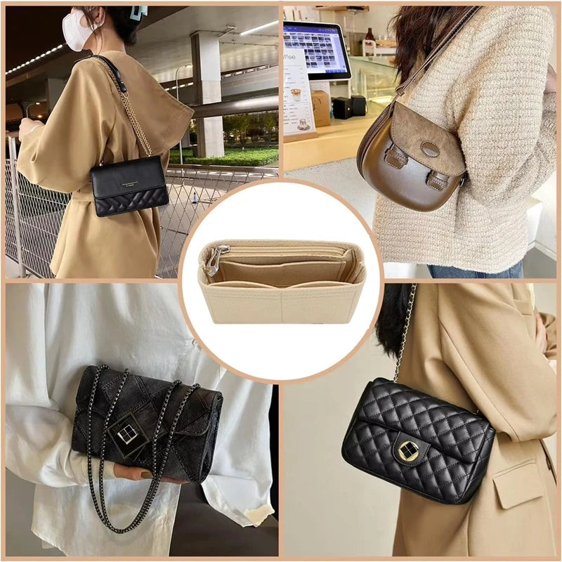 Mini Tote Bag Organizer Insert