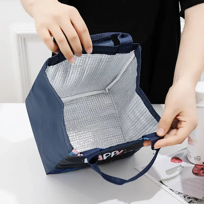 Kids Insulated Lunch Bag with Thermal Cooler Lining