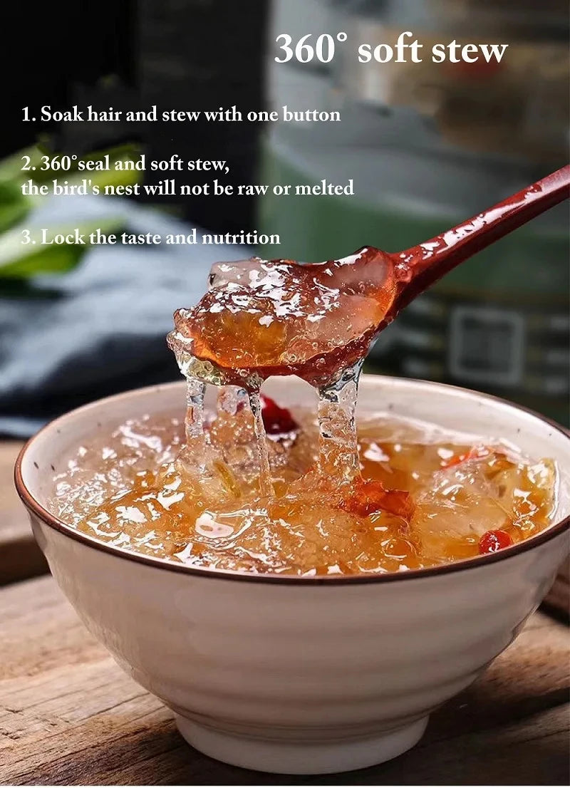 Portable Glass Stew Pot