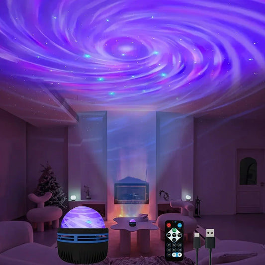 LED Galaxy Star Projector Night Light